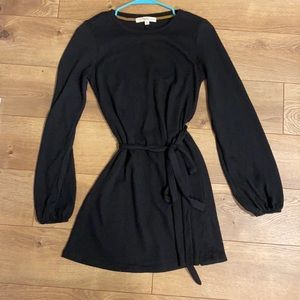 Black sweater dress
